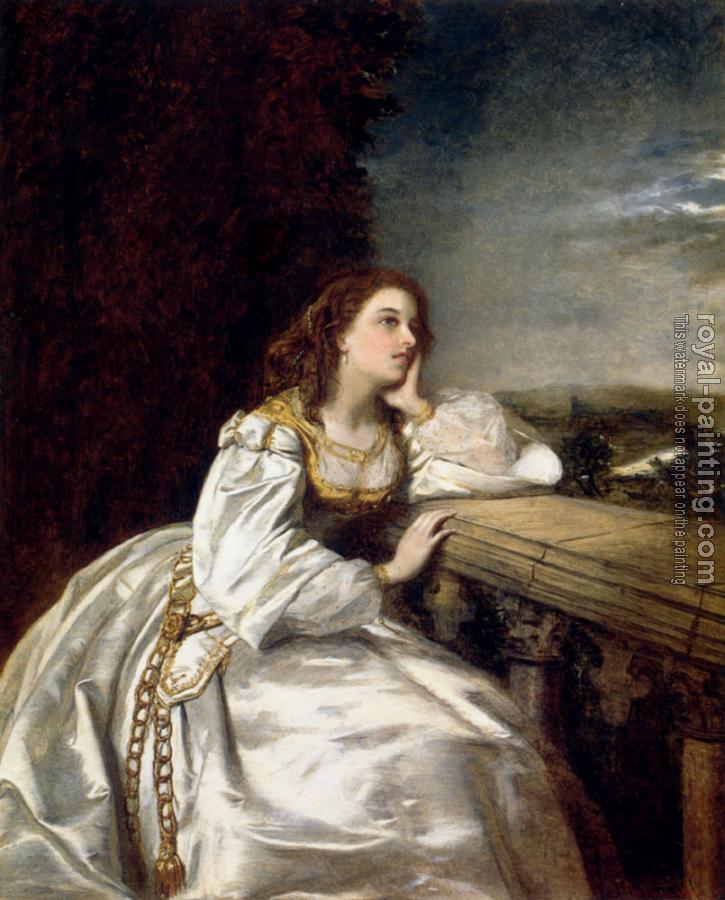 William Powell Frith : Juliet O That I Were A Glove Upon That Hand